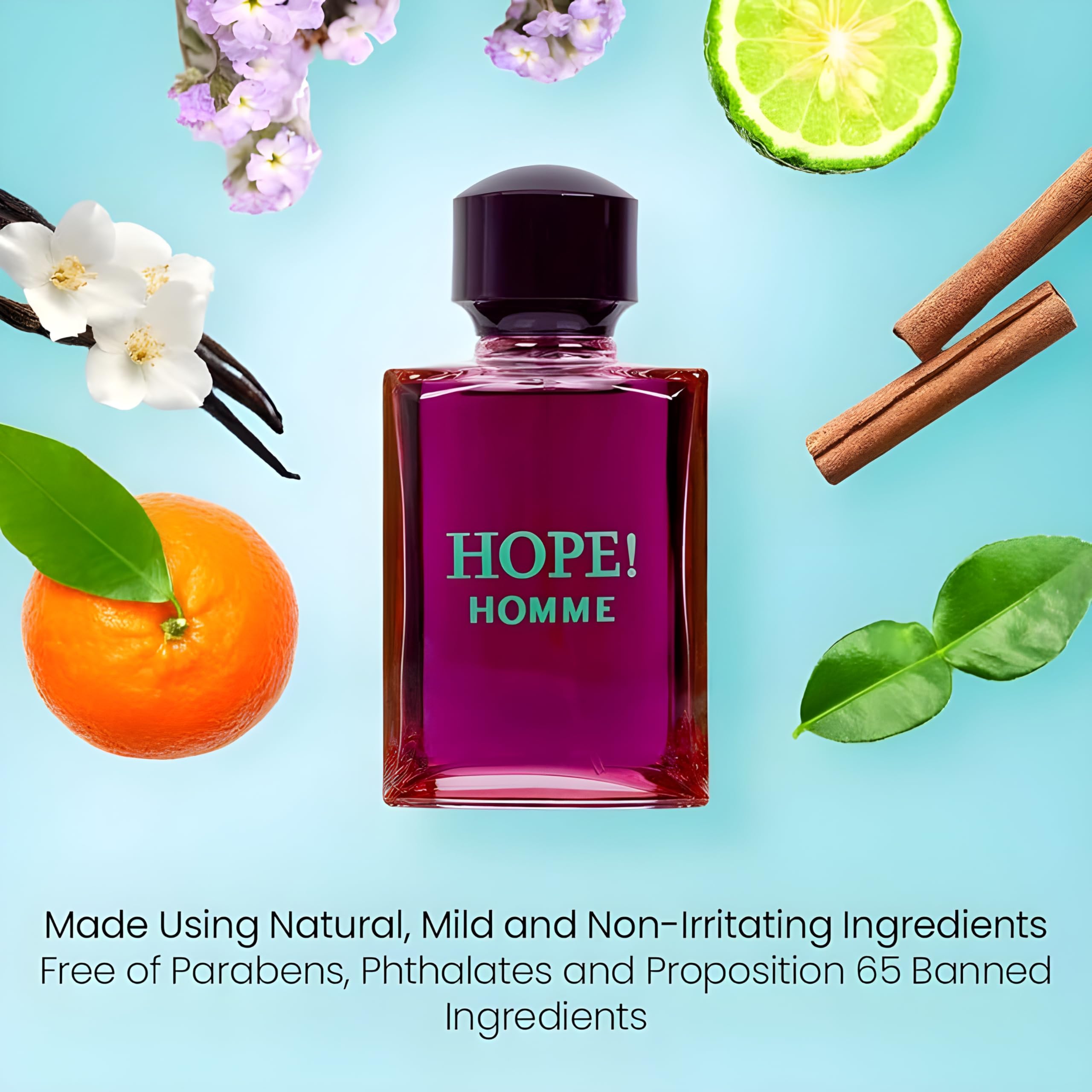 Secret Plus HOPE! HOMME engraved-logo detail signals premium quality