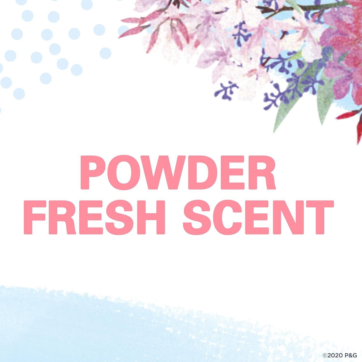 Secret Wide Solid Pwdr Fresh scent offers clean, refreshing aroma for all-day confidence