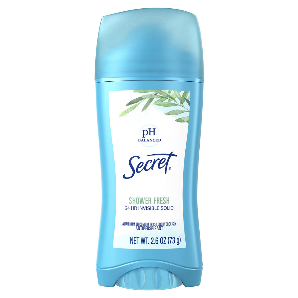 Secret Shower Fresh scent closeup conveys refreshing aroma and everyday wearability.