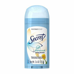 Secret Spring Breeze solid pack 3 front view for daily freshness and dry underarms.