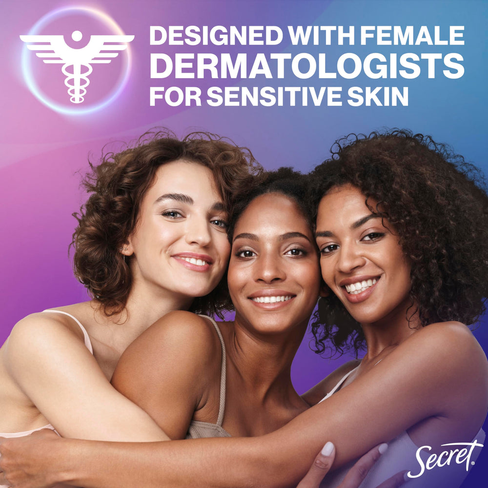 Secret Whole Body Deodorant Stick unscented 72-hour freshness claims for daily wear.