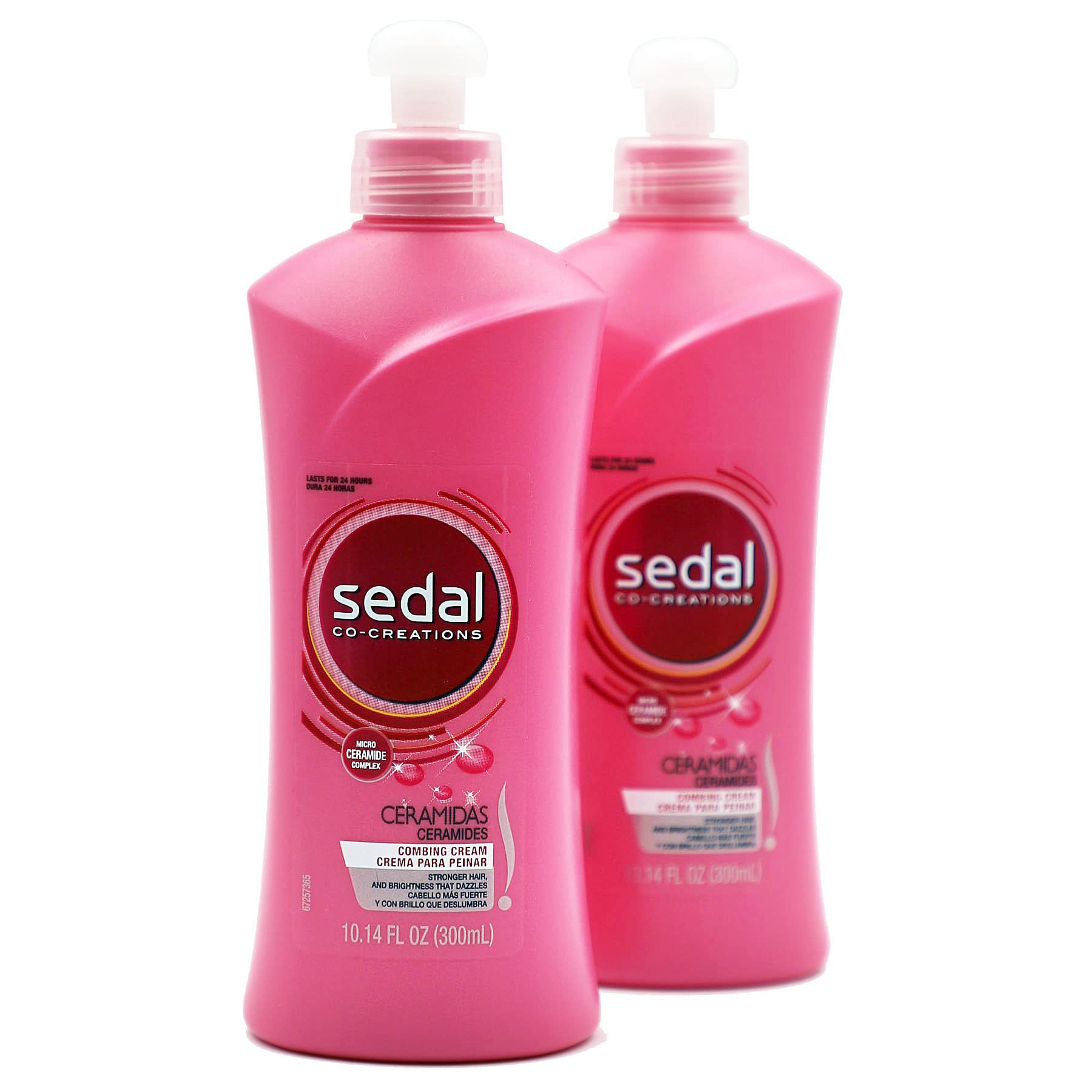 Sedal Co-Creations Ceramidas Leave-In bottle for smooth, shiny hair.