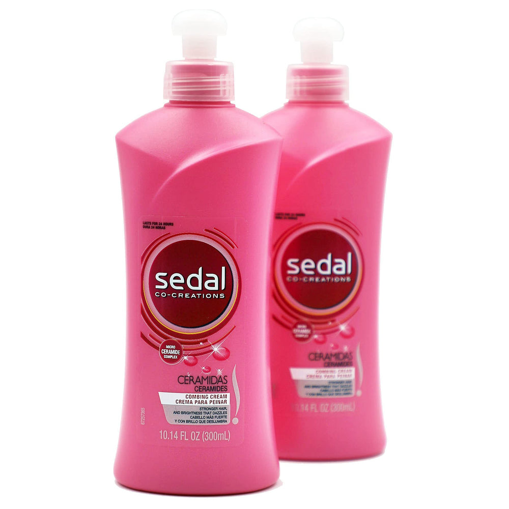 Sedal Co-Creations Ceramidas Leave-In bottle for smooth, shiny hair.