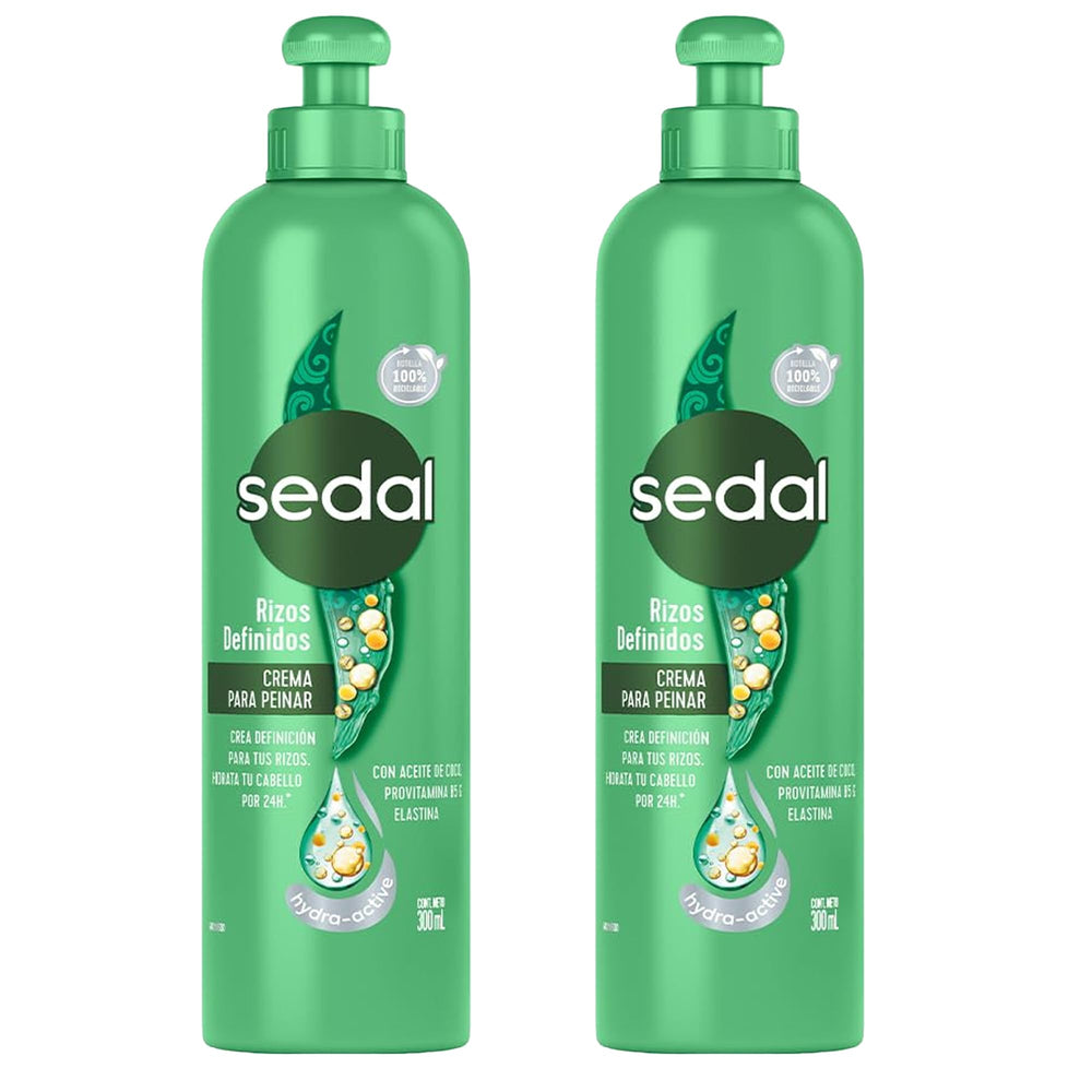 Sedal Curls Defined Cream elastin label close-up—boosts resilience and bounce.