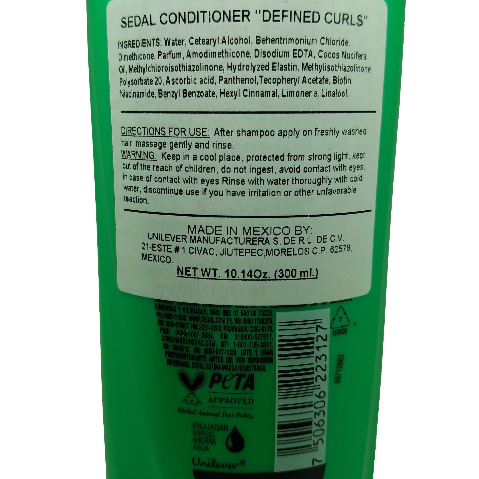 Sedal Rizos Definidos cream bottle helps define curls with flexible styling.
