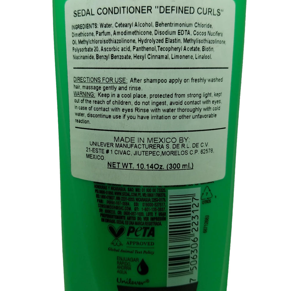 Sedal Rizos Definidos cream bottle helps define curls with flexible styling.