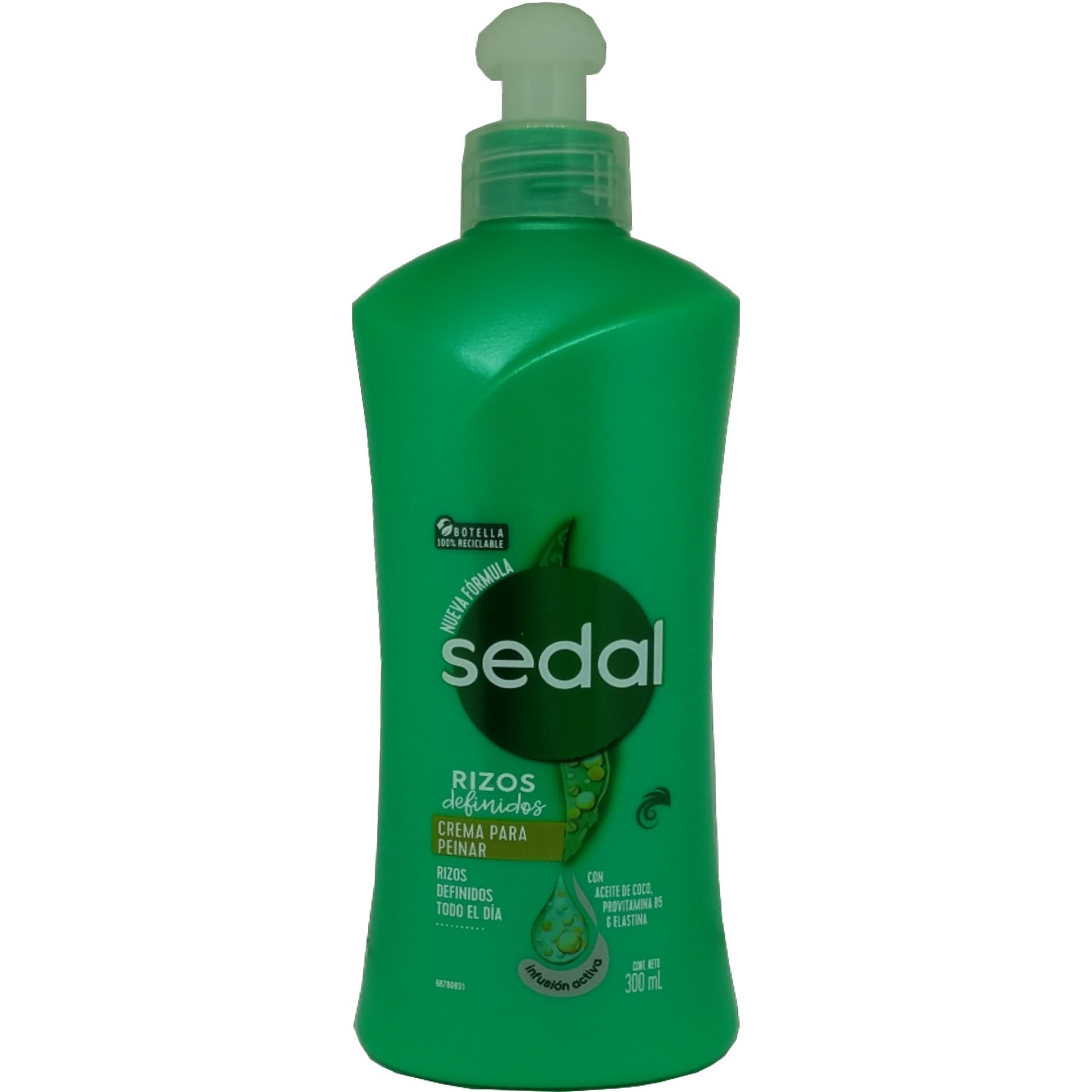 Sedal Rizos Definidos dry hair care shot highlights curl shape retention.