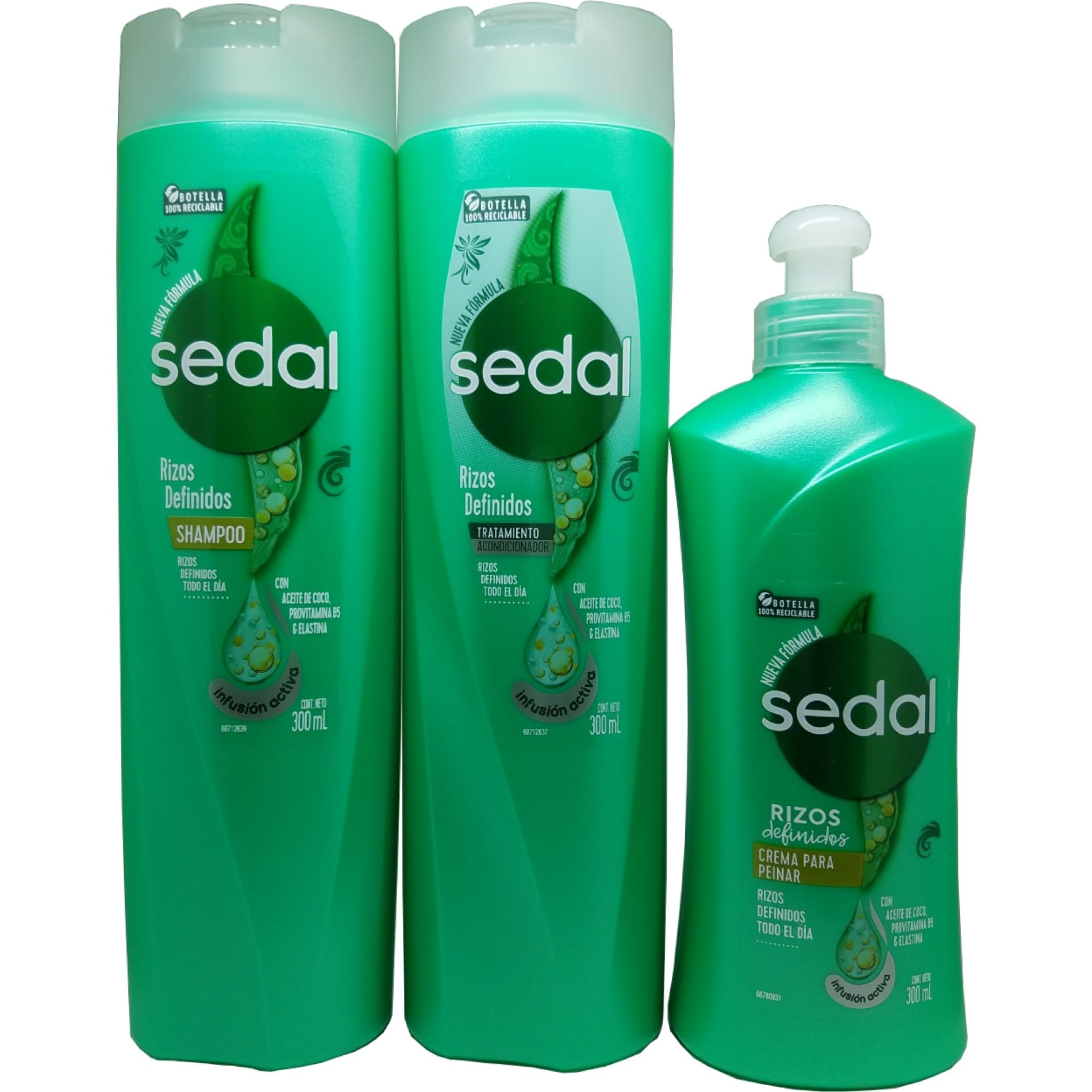 Sedal Rizos Definidos set packaging highlights the three-piece system for defined curls.