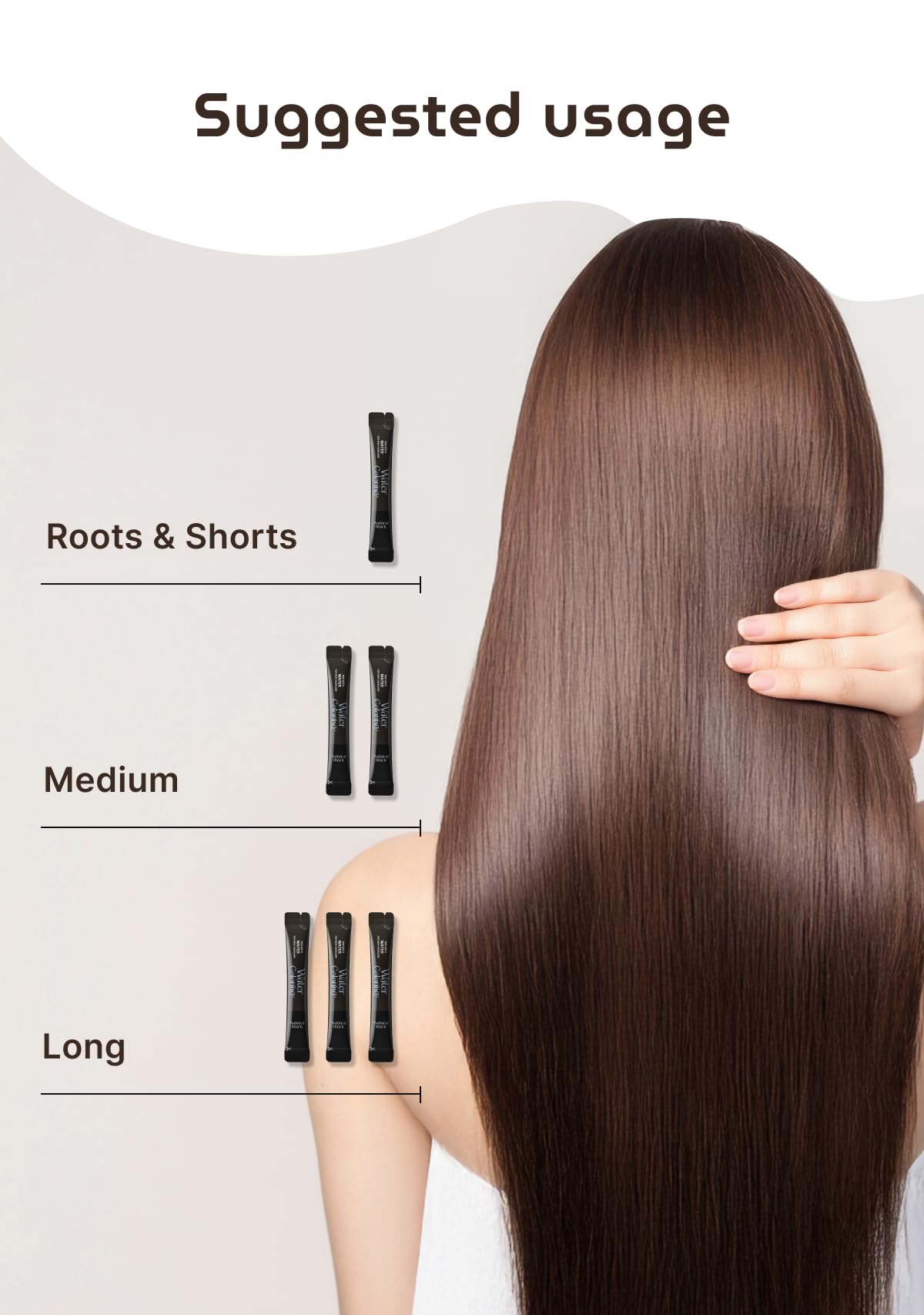 SEEDBEE long-hair color finish displaying even tone and vibrant shine.