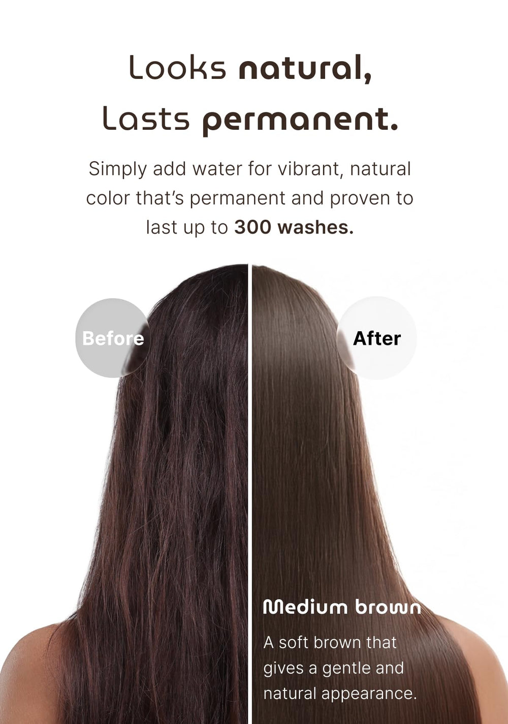 SEEDBEE plant-based formula with biotin to nourish while coloring.