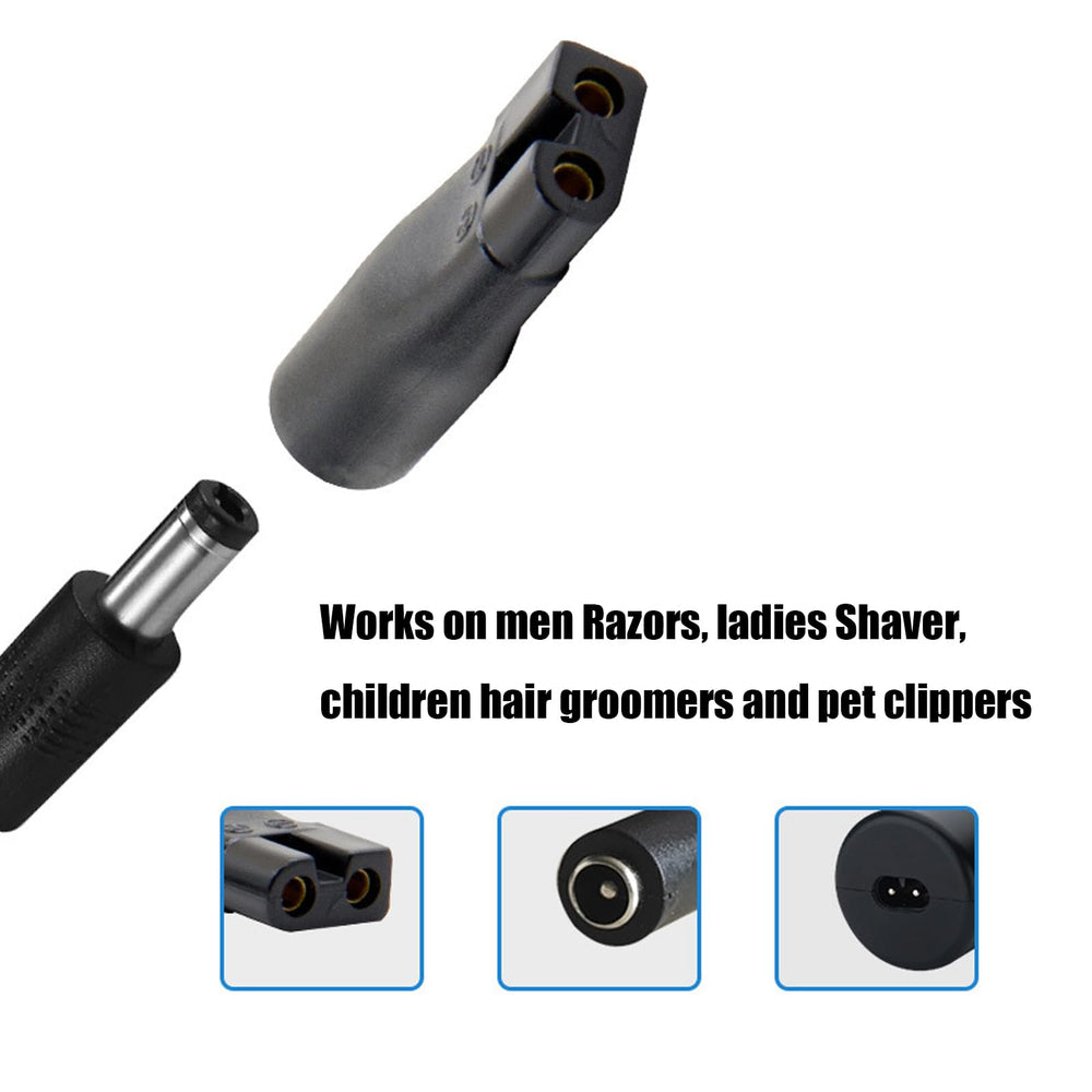SEEHOM 5V charger cord in-use showing organized grooming tool setup.