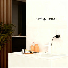 SEEHOM Braun charger in use during a morning grooming routine