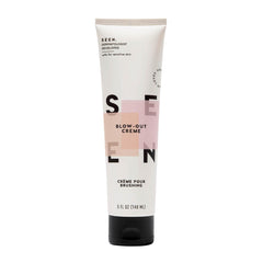 SEEN Blow-Out Creme bottle shows fragrance option and premium styling benefits.
