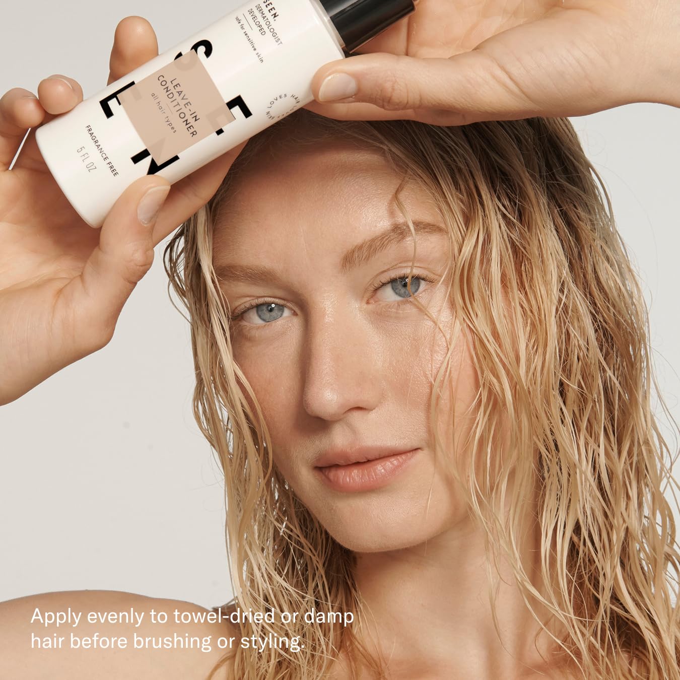 SEEN ceratonia siliqua extract illustrating elasticity boost in hair