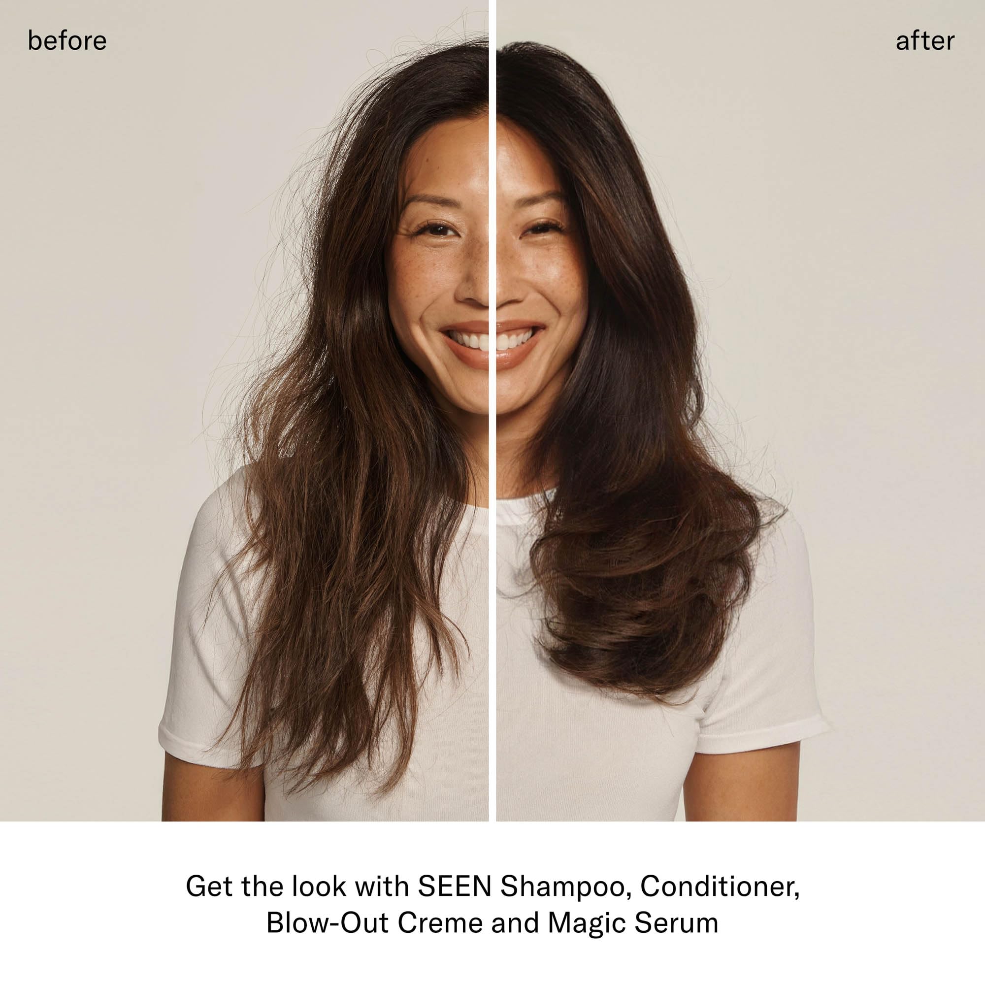 SEEN Conditioner scented color-safe formula preserves color without weighing hair down.