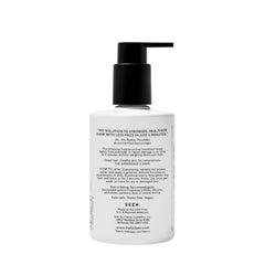 SEEN Frizz + Repair Mask jar shows rich texture for deep conditioning