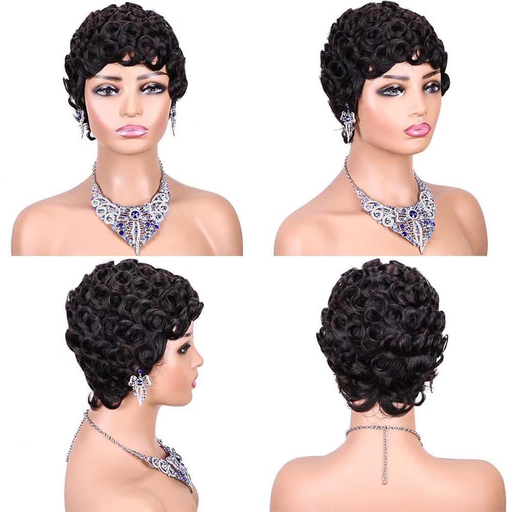 SeFiSha curly Brazilian hair texture close-up shows tangle-free bounce.