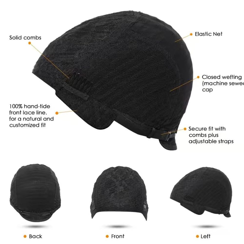SeFiSha wig cap construction with adjustable straps for secure comfortable fit.