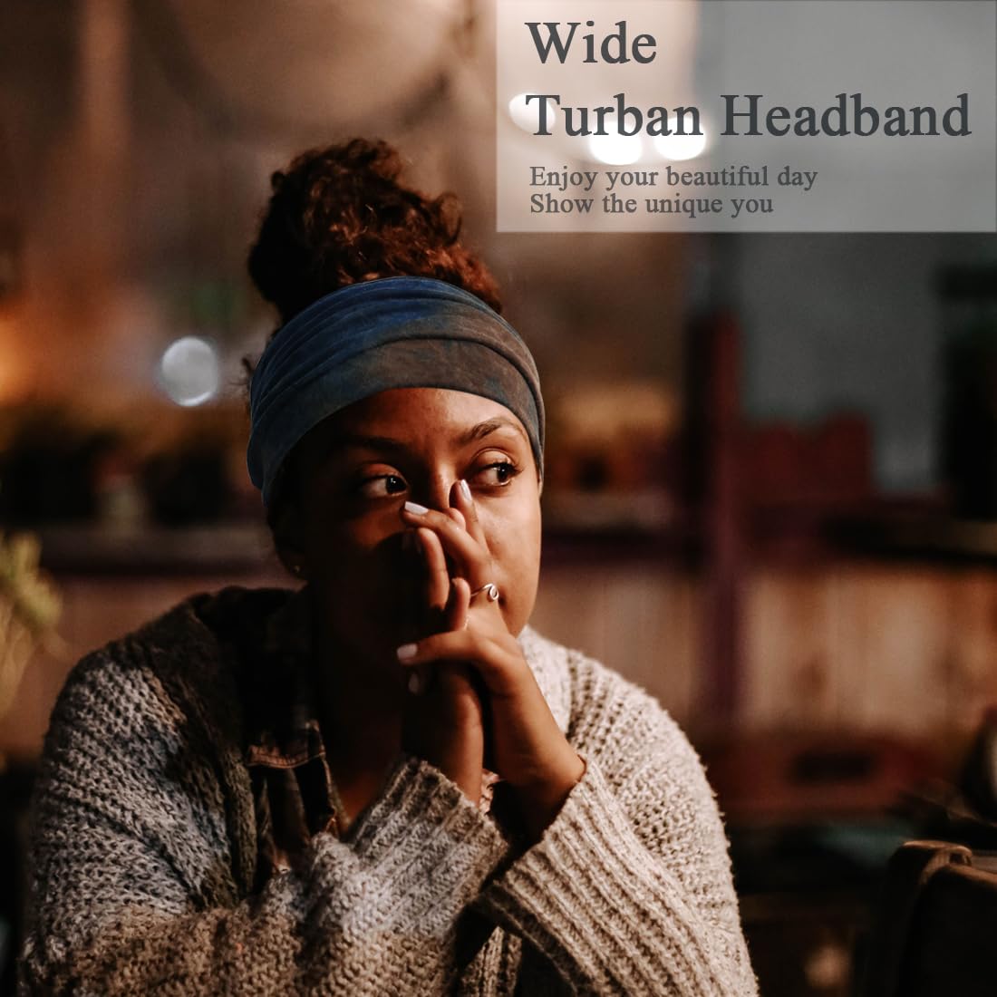 Sefiinh soft breathable fabric headband comforts during daily activities