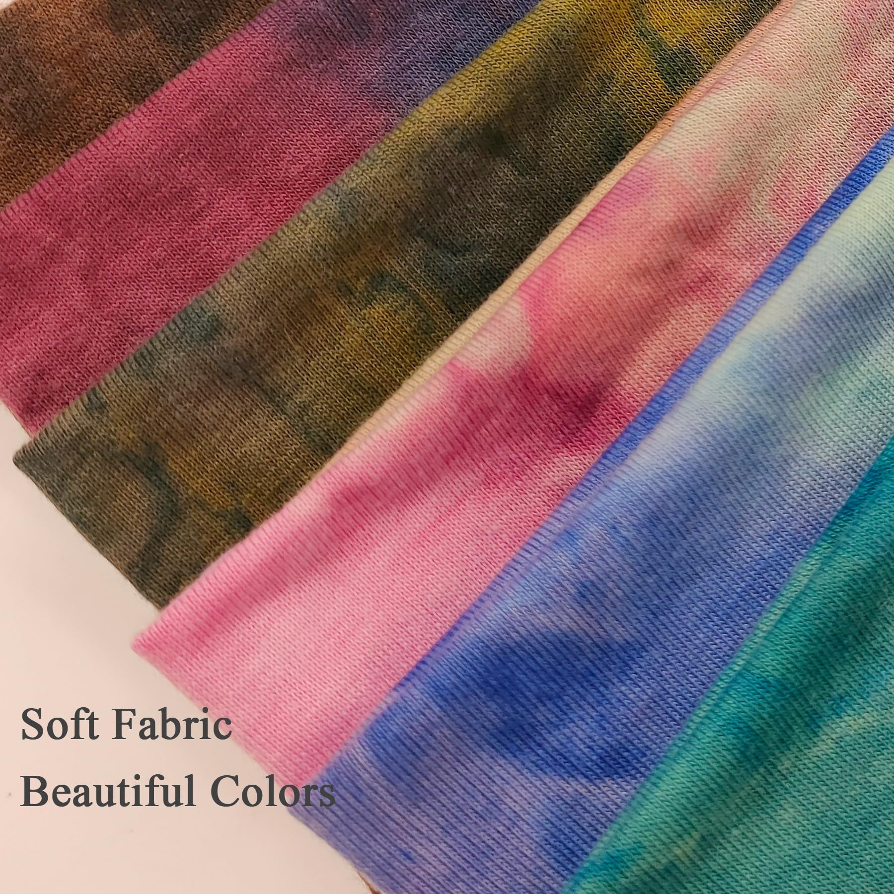 Sefiinh wide headbands transform into turbans or scrunchies for different styles