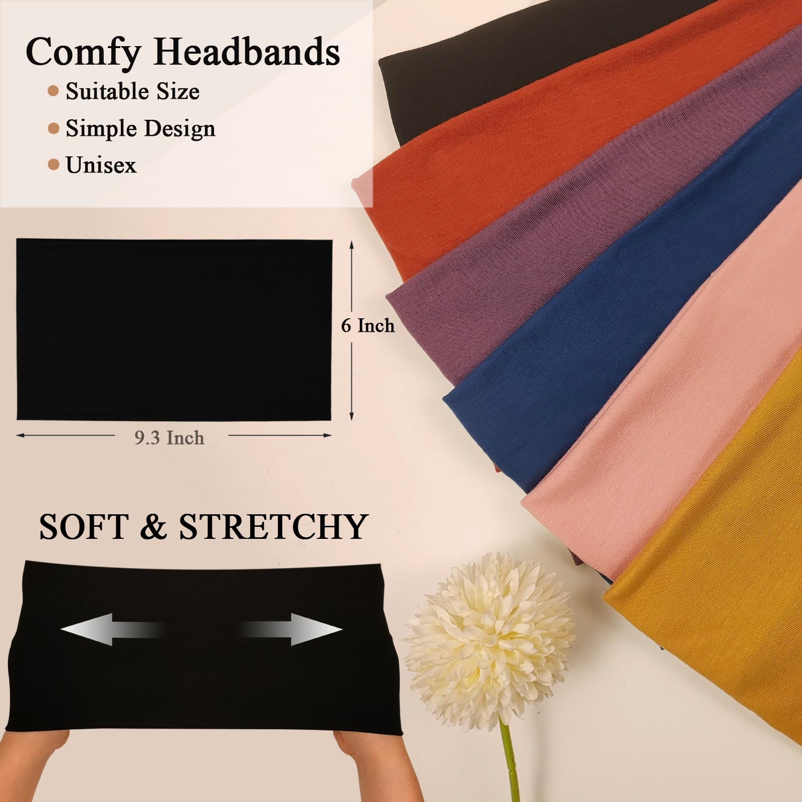 Sefiinh sweat-prevention headband helps keep eyes clear during training