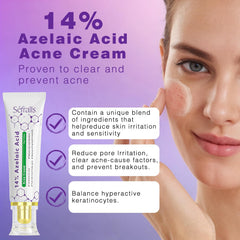 Sefralls azelaic acid cream application routine for smoother, balanced skin.