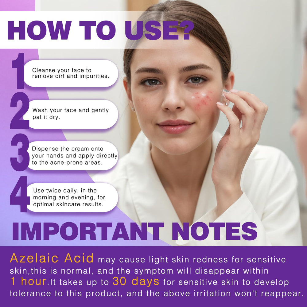 Sefralls azelaic acid cream packaging highlights redness relief benefits.