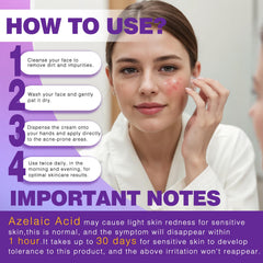 Sefralls azelaic acid cream packaging highlights redness relief benefits.