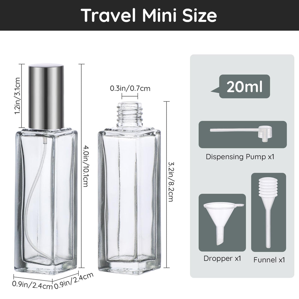 Segbeauty easy refill kit with funnel, dropper, and pump for quick fragrance swaps.