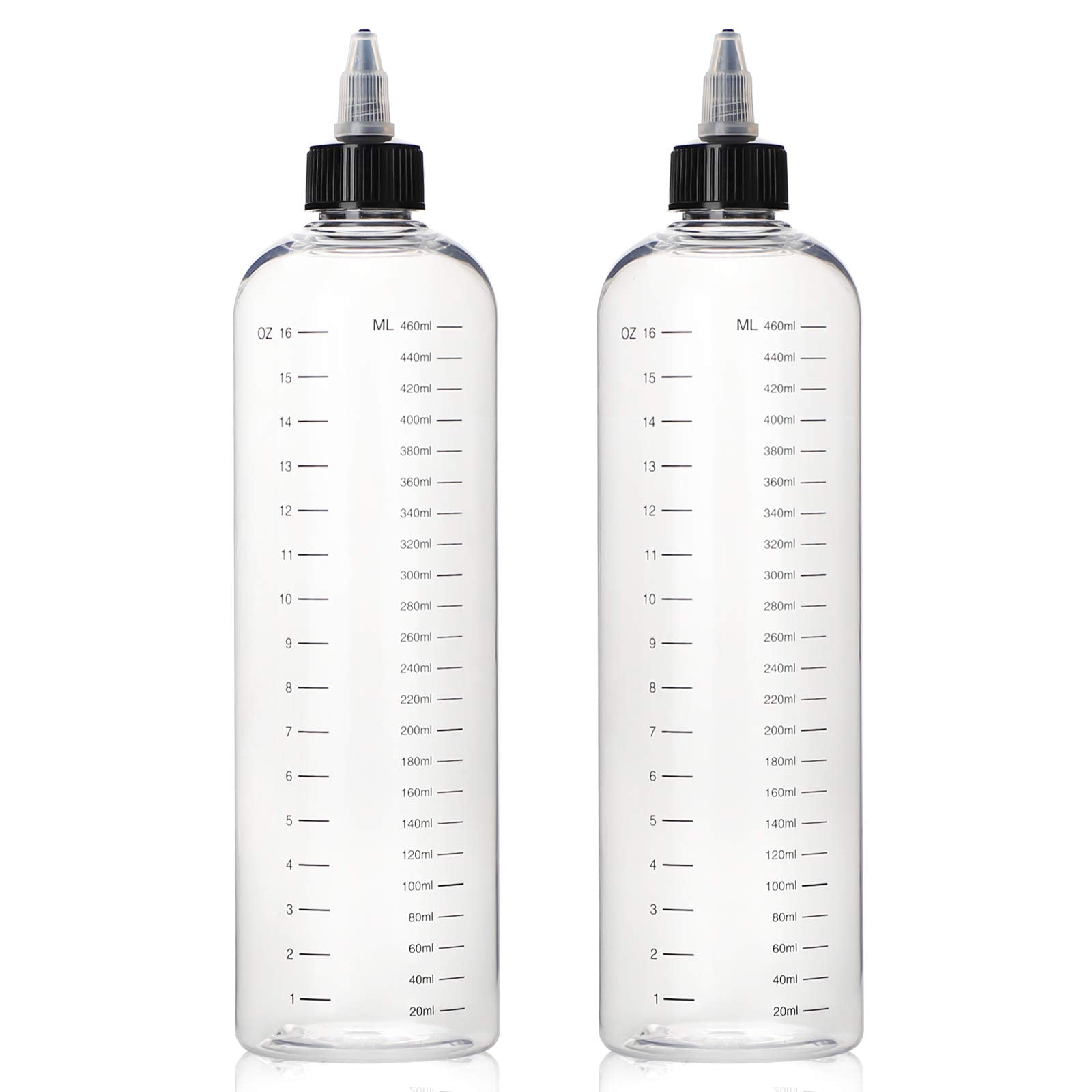 Segbeauty hair-dye bottles with graduated scale for precise mixing