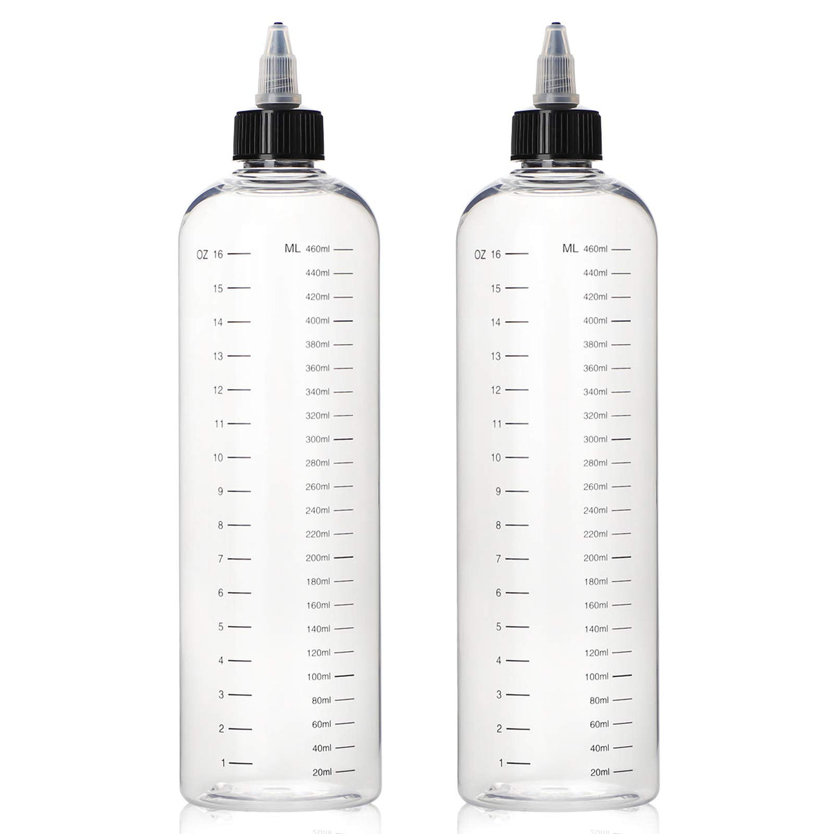 Segbeauty hair-dye bottles with graduated scale for precise mixing