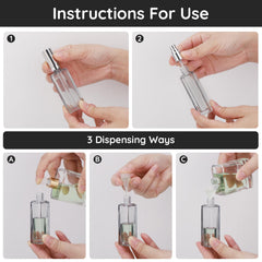 Segbeauty leak-proof durable glass bottle for secure travel and minimal spills.