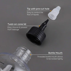 Segbeauty leak-proof twist-on cap prevents spills during dyeing