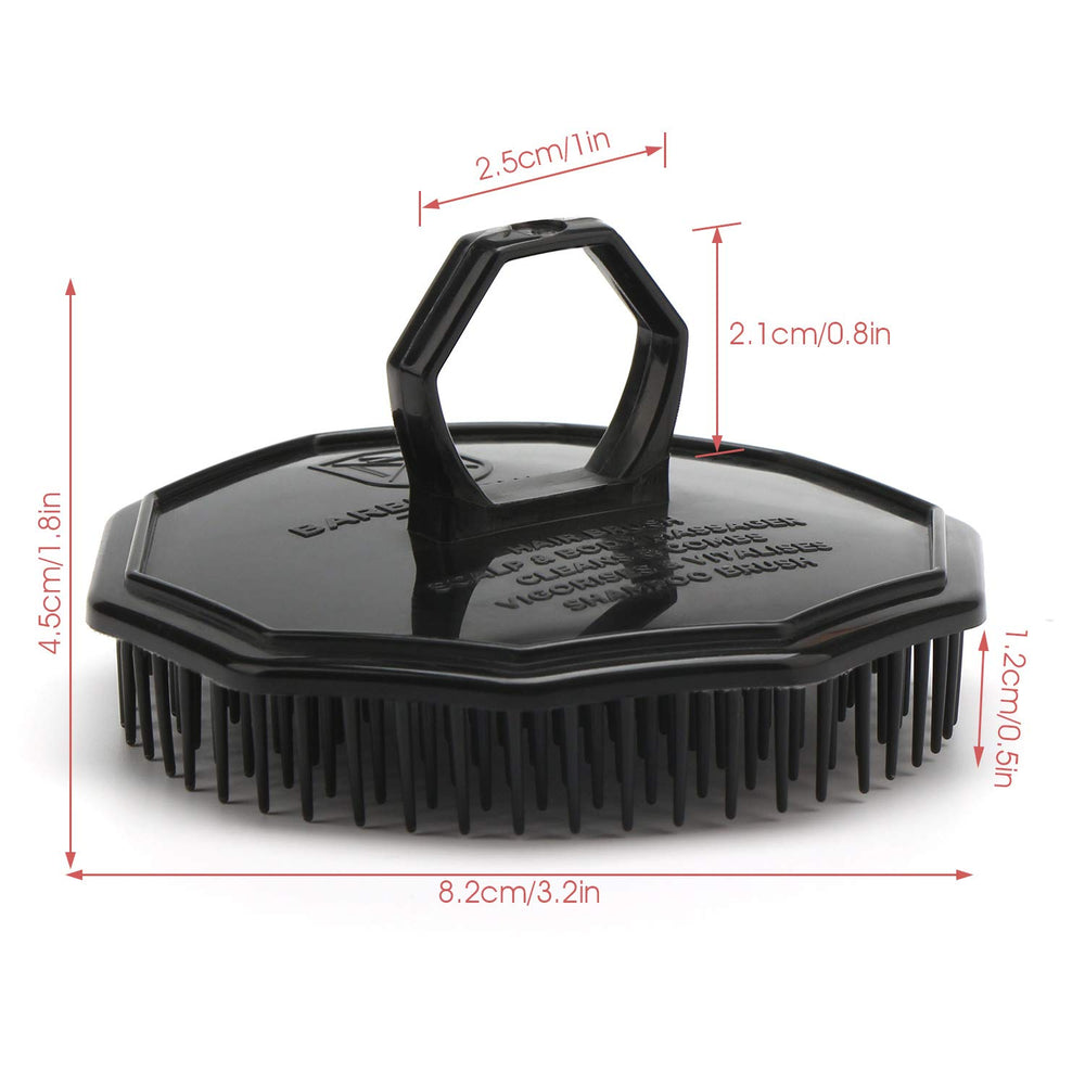 Segbeauty multi-use scrubber aids conditioning, detangling, and gentle scalp cleansing.