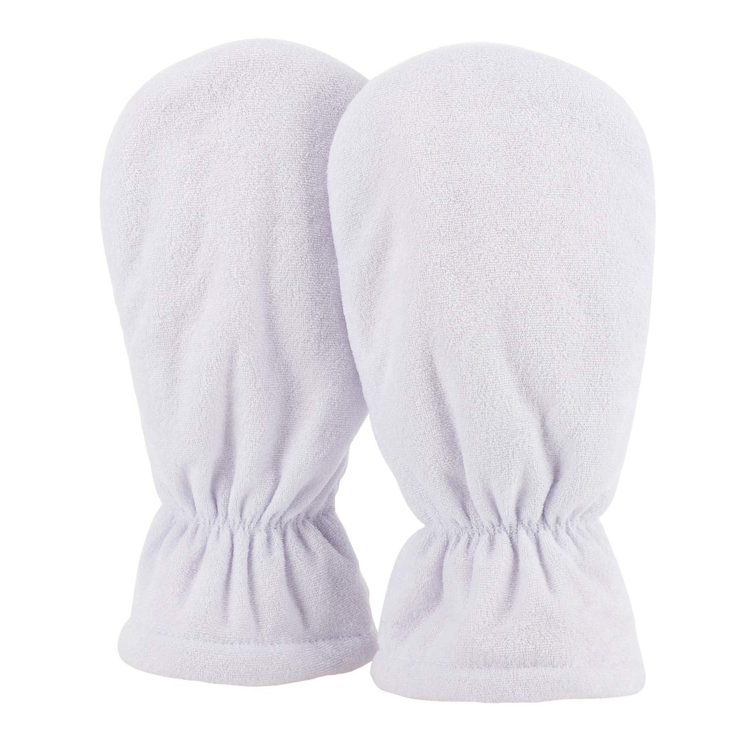 Segbeauty paraffin wax mitts worn on hands for at-home spa hydration.
