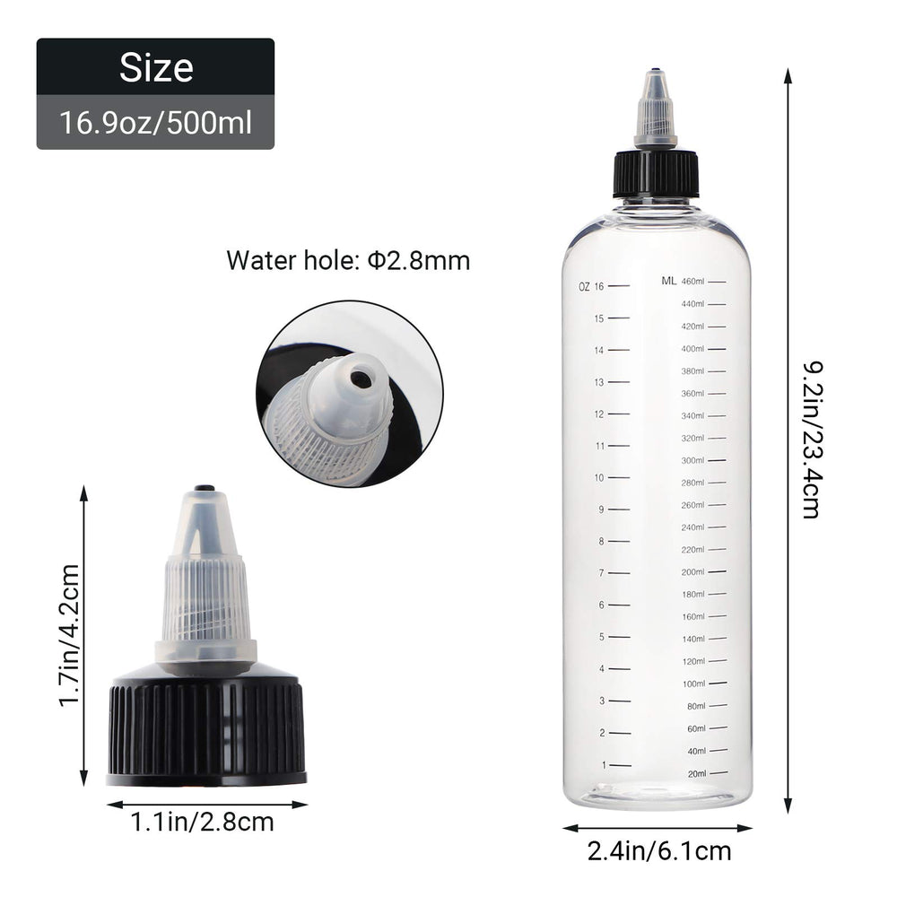 Segbeauty soft-squeeze bottle body allows easy liquid dispensing