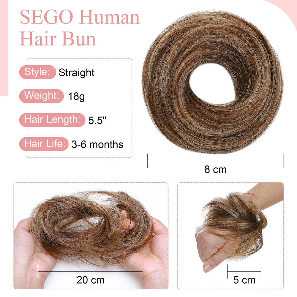 SEGO ponytail wrap application showcases fast, casual chic look.
