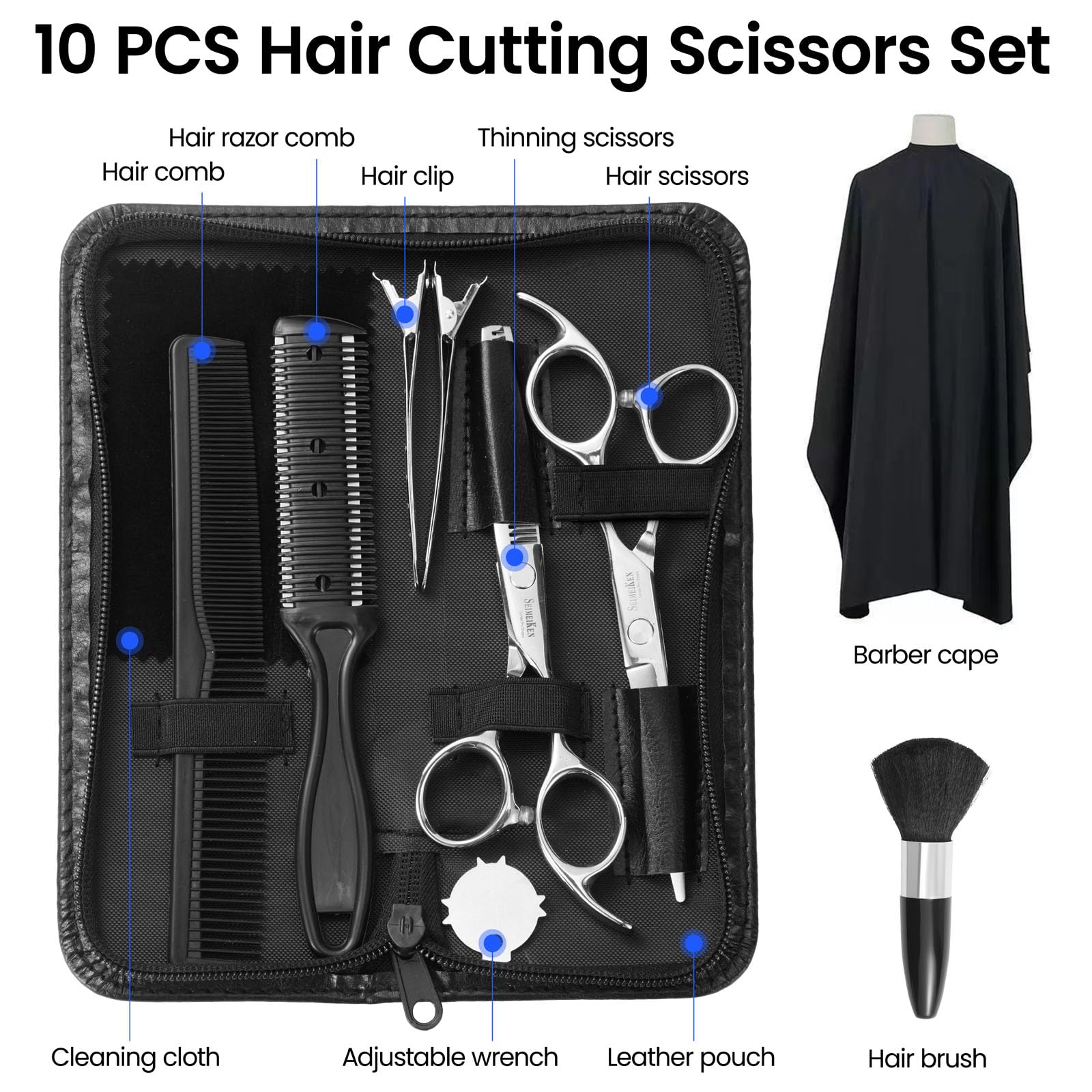 SEIMEIKEN family-friendly kit in use for home grooming and pet trimming scenarios.