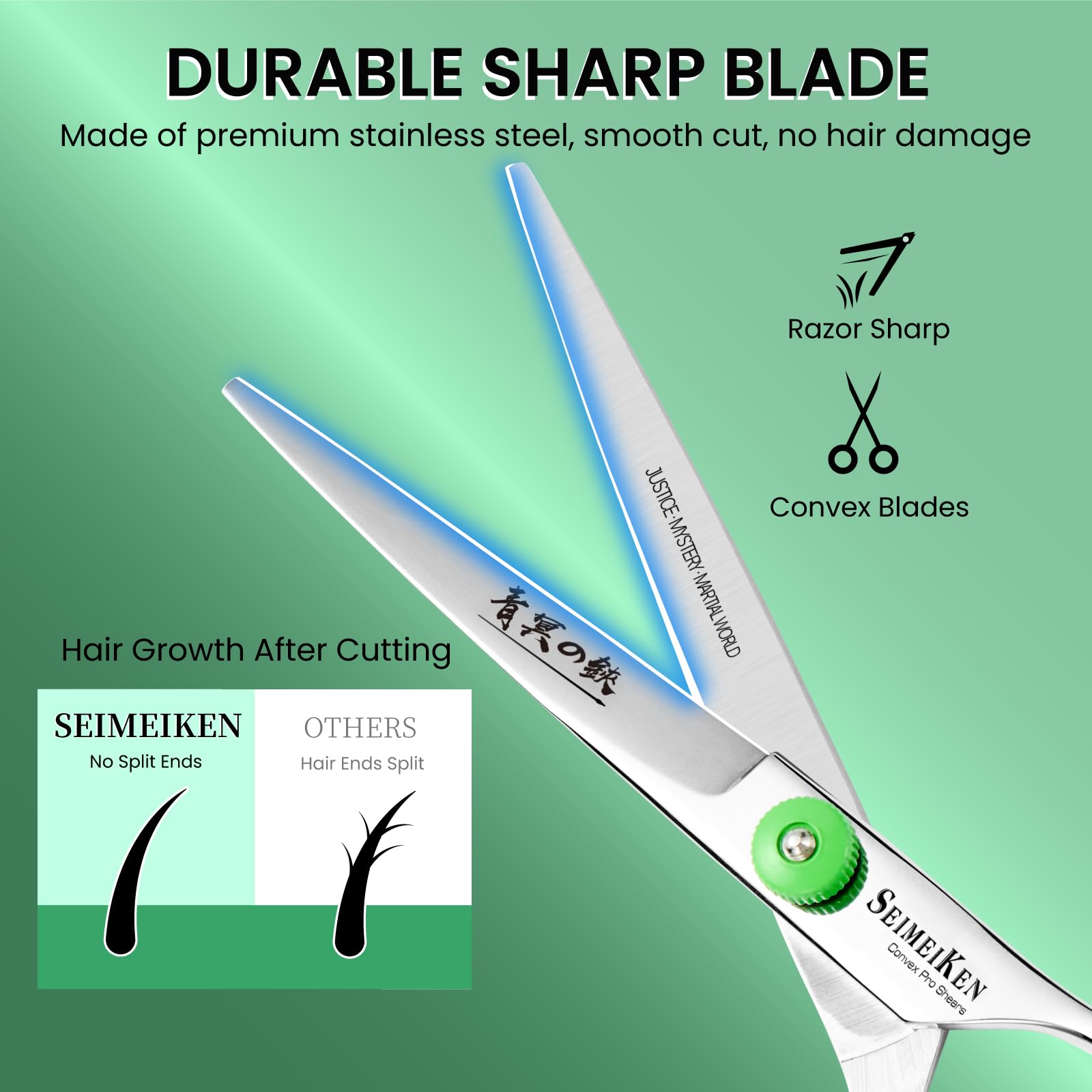 SEIMEIKEN tension adjustment dial for quick blade tuning