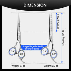 SEIMEIKEN texturizing scissors image demonstrates bulk removal for natural layering.
