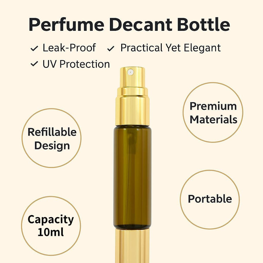 Seiyeje compact travel set highlights durable glass and leak protection for luggage.
