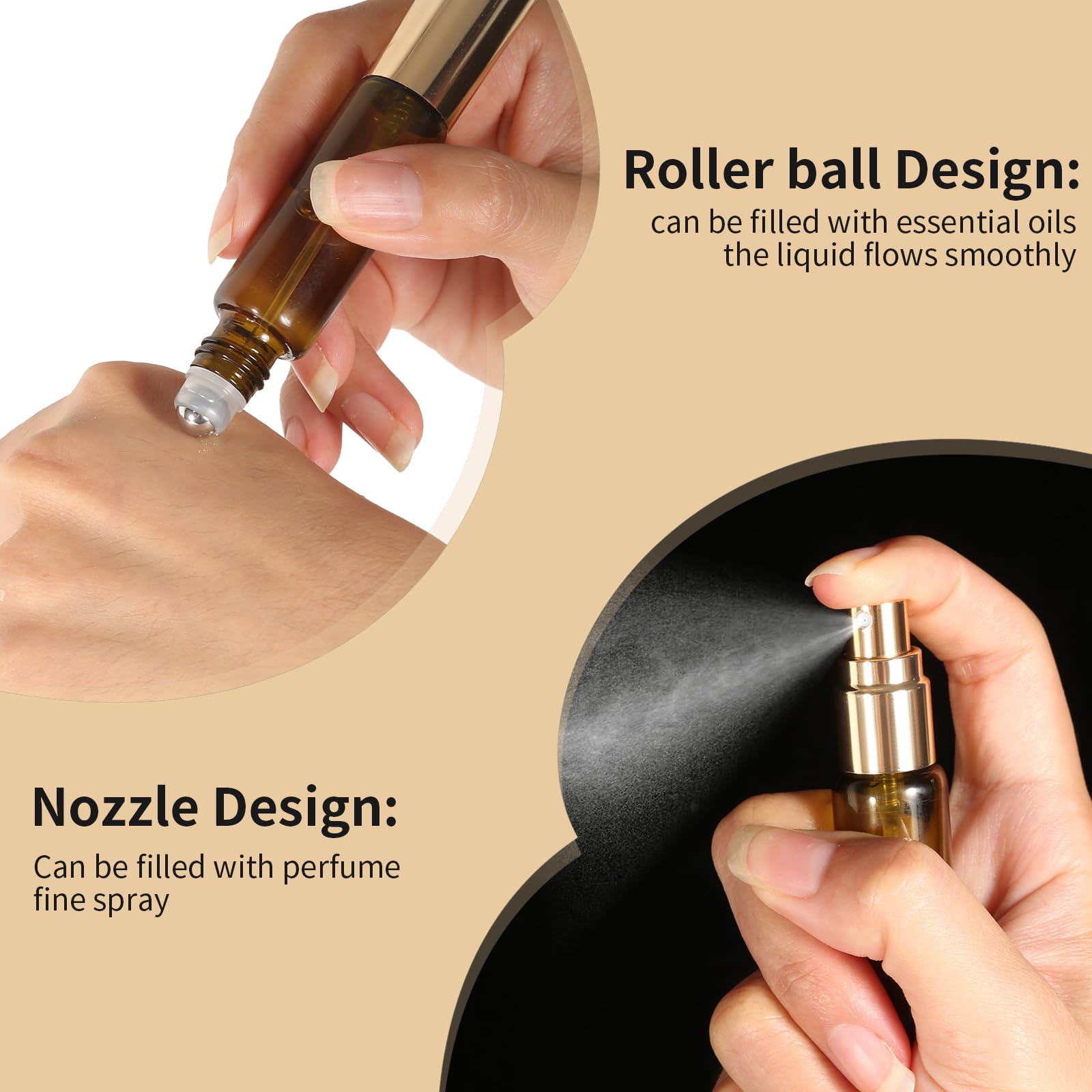 Seiyeje leakproof glass bottle with secure cap to prevent leaks in bags.