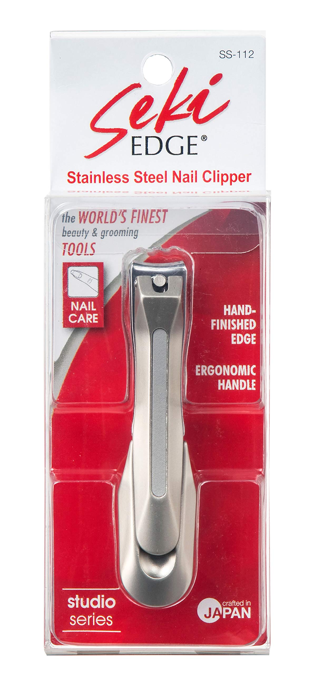 SEKI EDGE SS-112 built-in nail file on top enables smooth edges