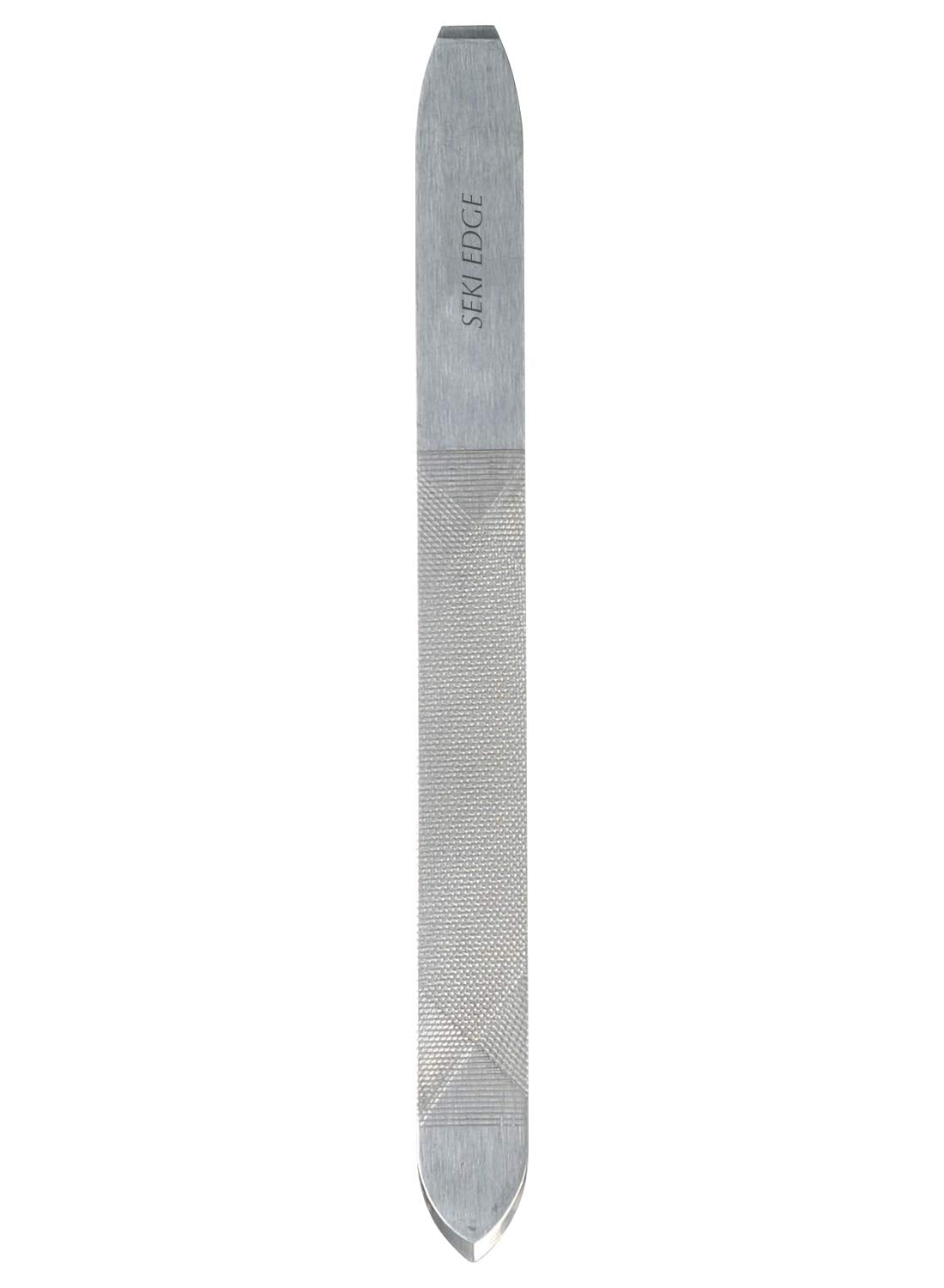 Seki Edge SS-402 front view—all-in-one nail file with pusher for convenience.