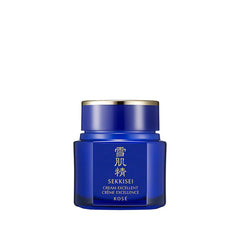 SEKKISEI Cream Excellent jar close-up showing rich moisture for dewy skin.