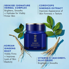SEKKISEI Cream Excellent packaging highlighting all-natural ingredients for daily use.