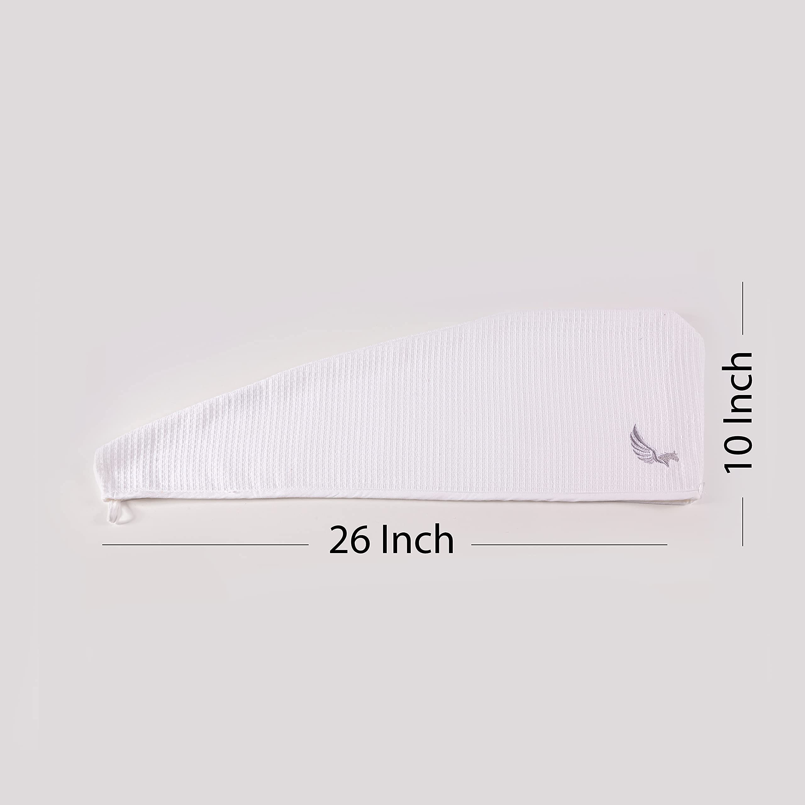SELARUS hair towel wrap inner cotton weave gentle contact.
