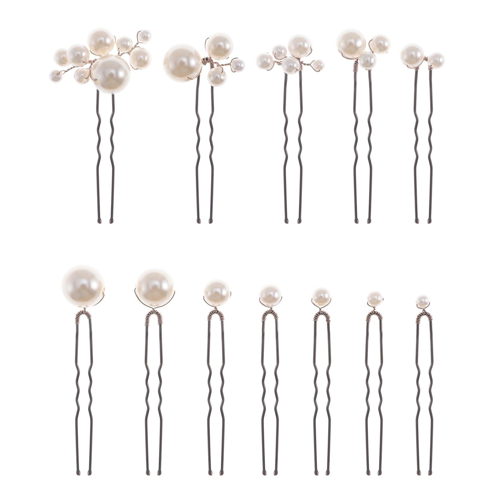 SELFCLOUD bridal pearl hair pin close-up with lustrous pearls for a secure updo.