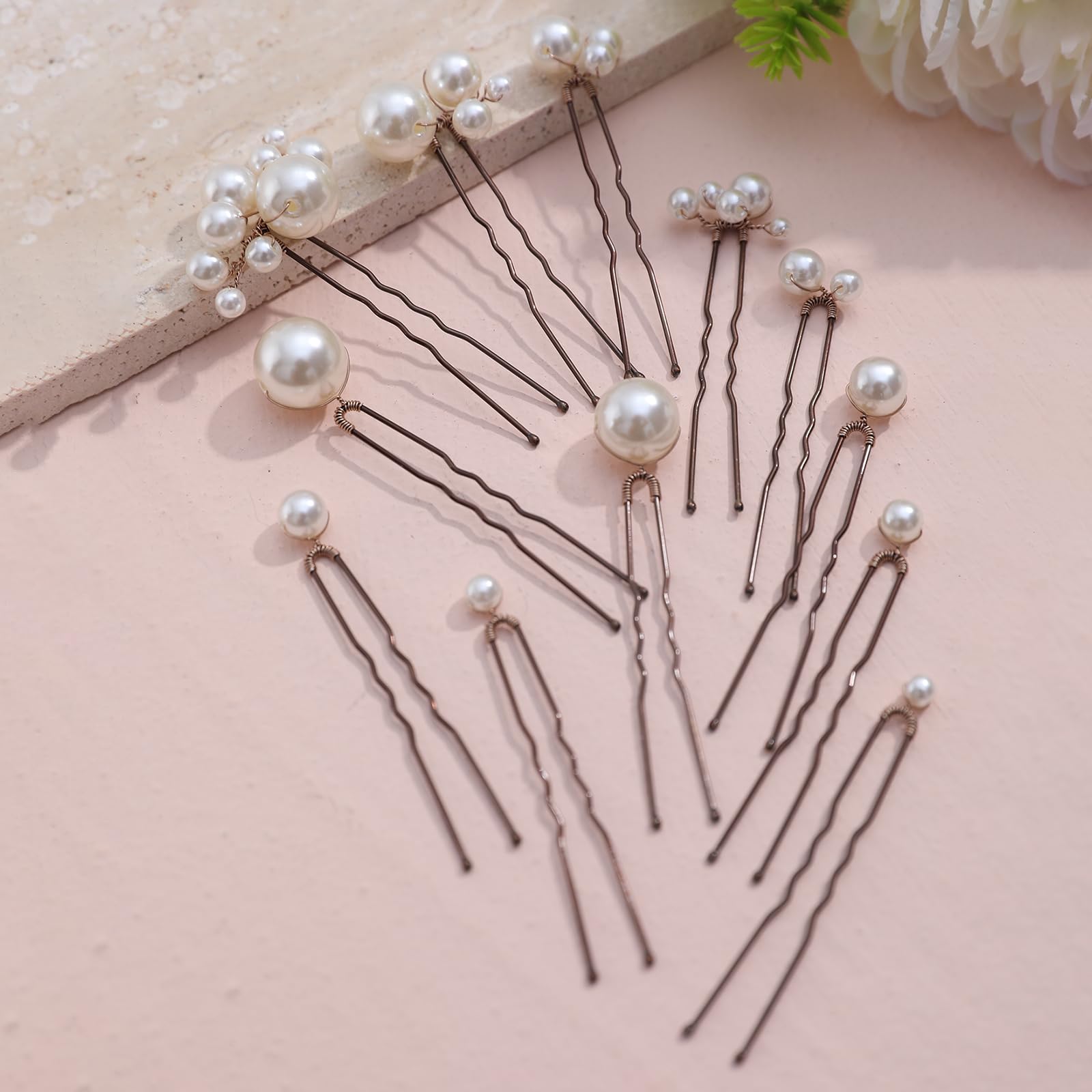 SELFCLOUD handmade hair pin set showcasing premium materials and craftsmanship.