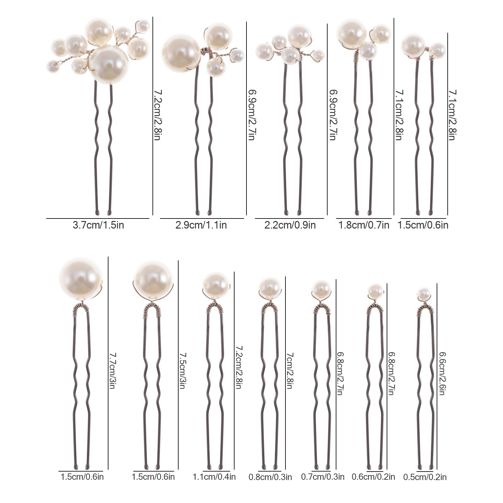 SELFCLOUD lustrous pearl pins designed for easy insertion and confident wear.